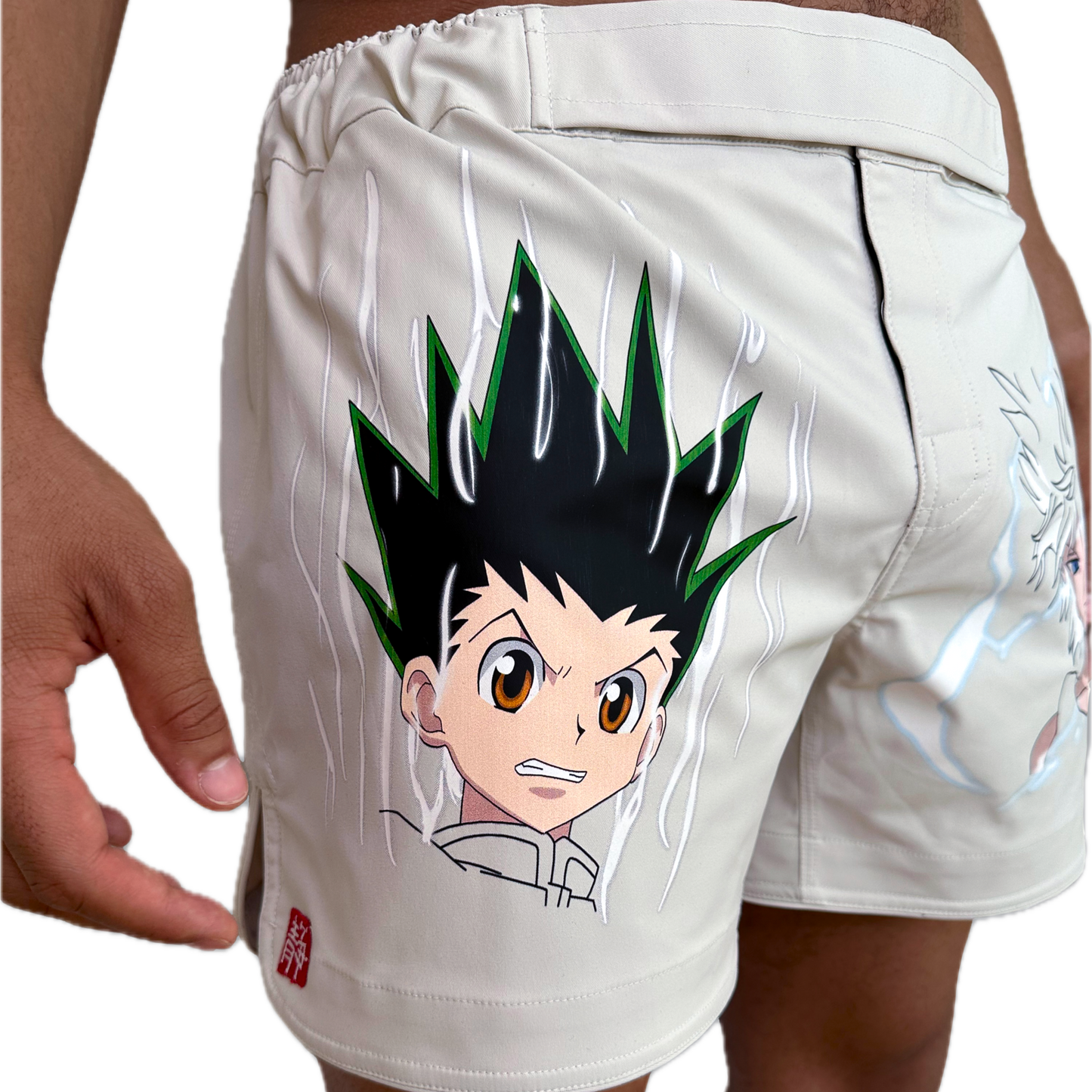Light Gray 'HXH' Fight Shorts