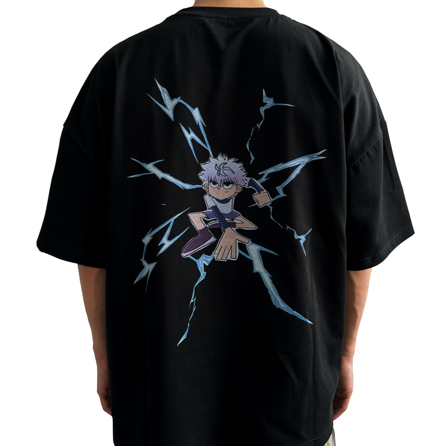 Black 'Phantom' Graphic T-Shirt