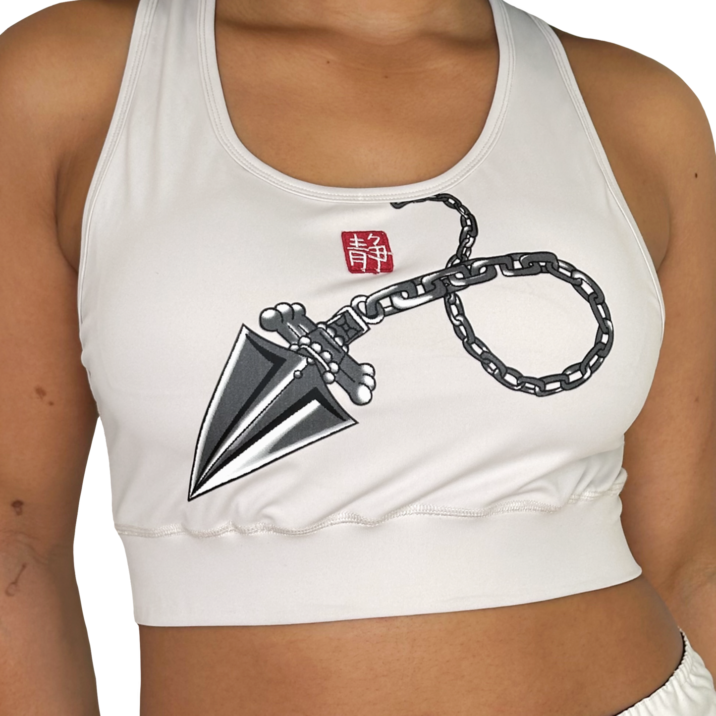 Light Gray 'HXH' Sports Bra