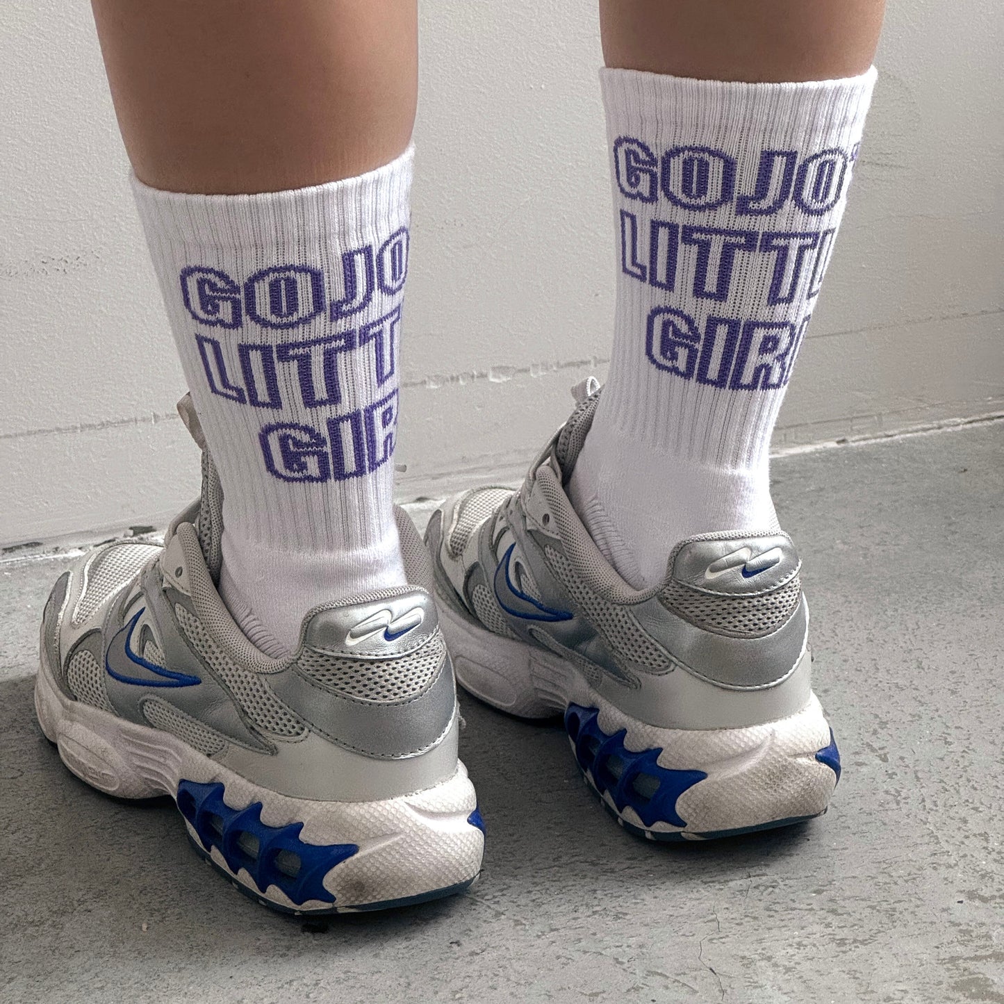 White 'GLG' Heavy Socks