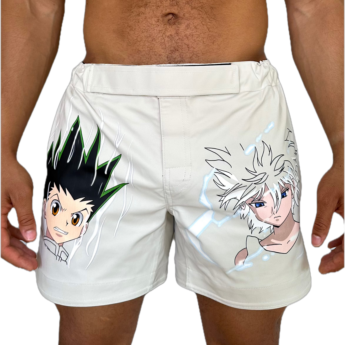 Light Gray 'HXH' Fight Shorts