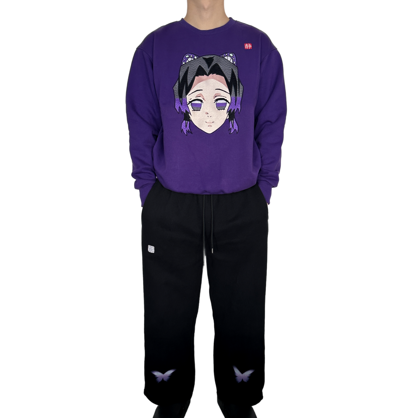 Purple & Black 'Insect' Tracksuit (Set)