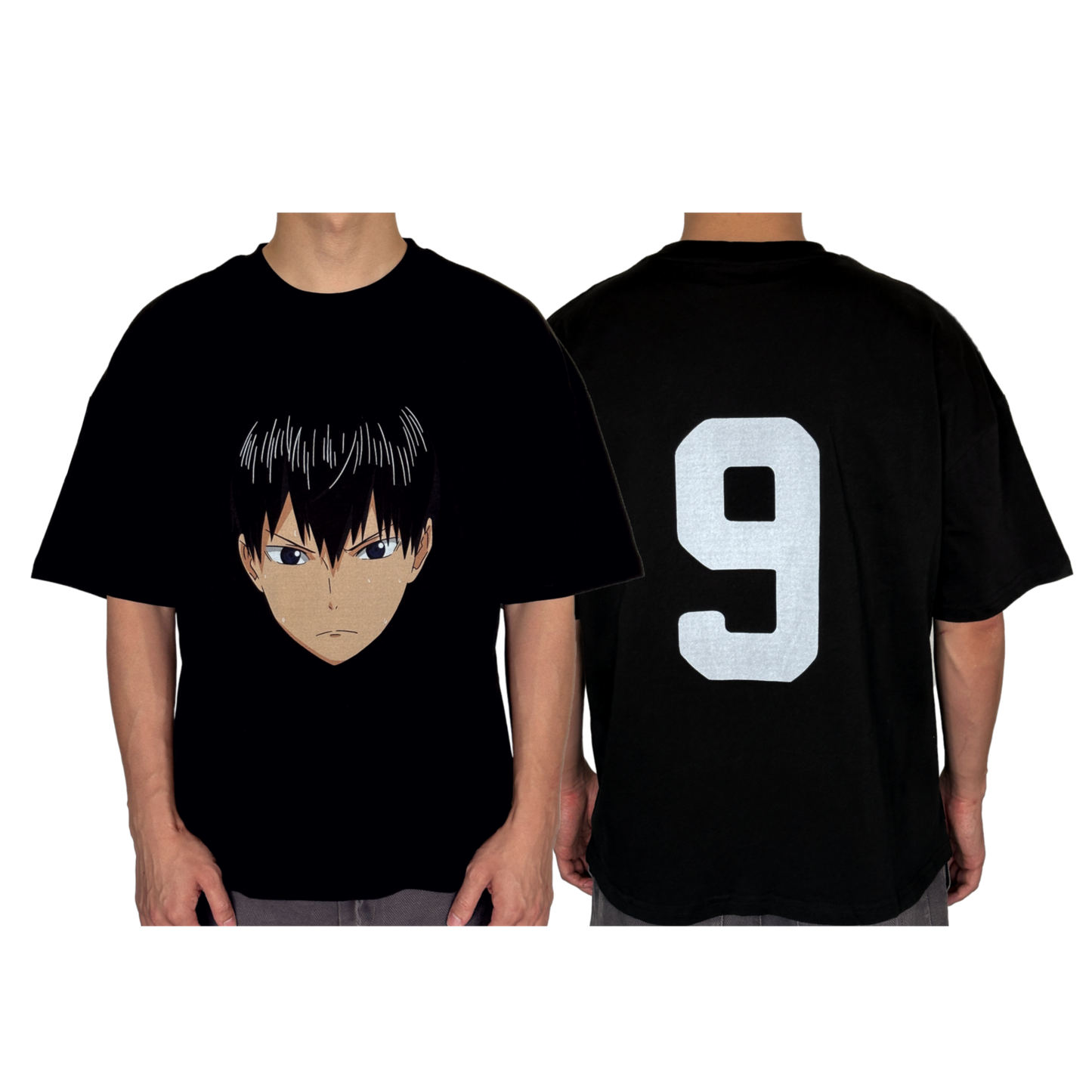 Black 'Crow' Graphic T-Shirt