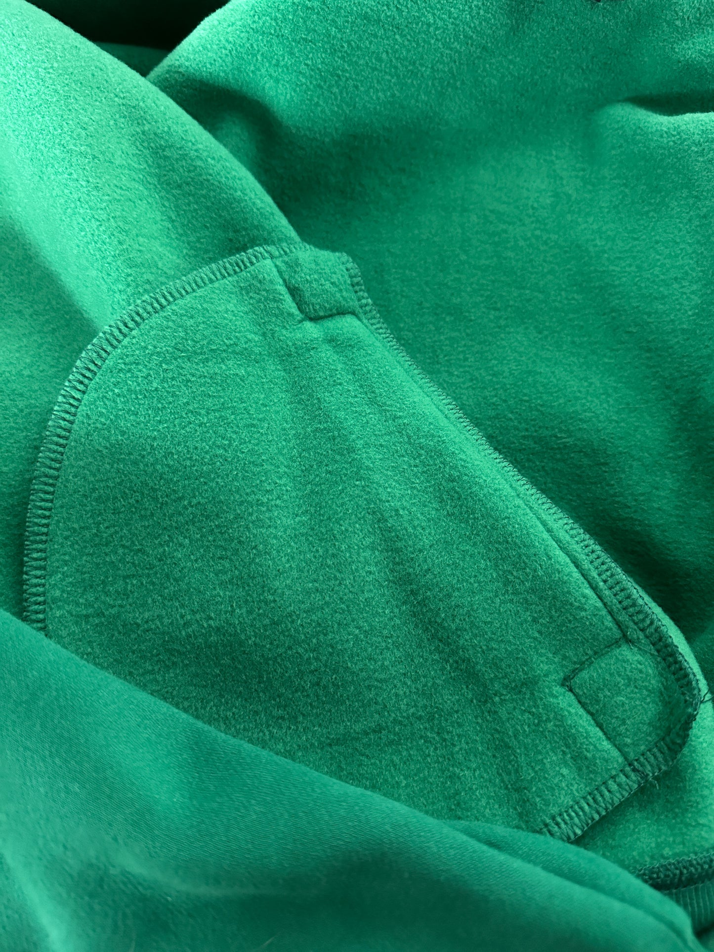Green 'HXH' Fleece Zip-Up Hoodie