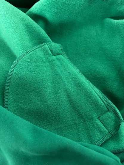 Green 'HXH' Fleece Zip-Up Hoodie