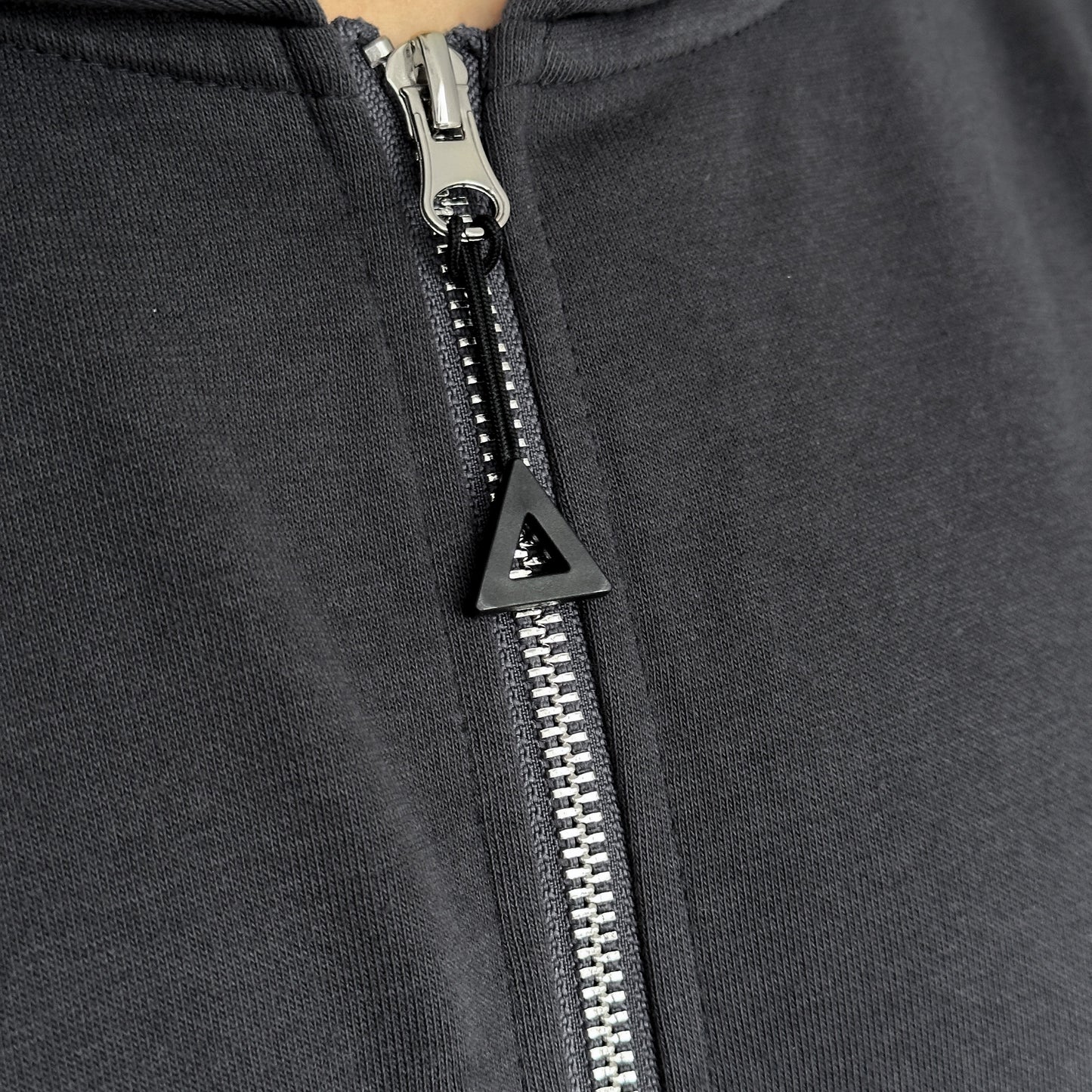 Slate Gray 'CSM' Zip-Up Hoodie