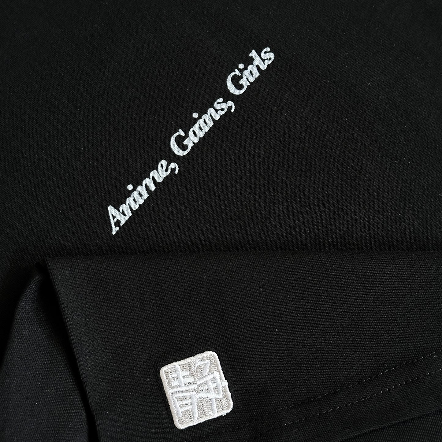 Black 'AGG' T-Shirt