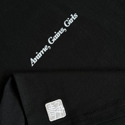 Black 'AGG' T-Shirt