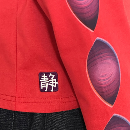 Red 'Evil Eye' Long Sleeve T-Shirt