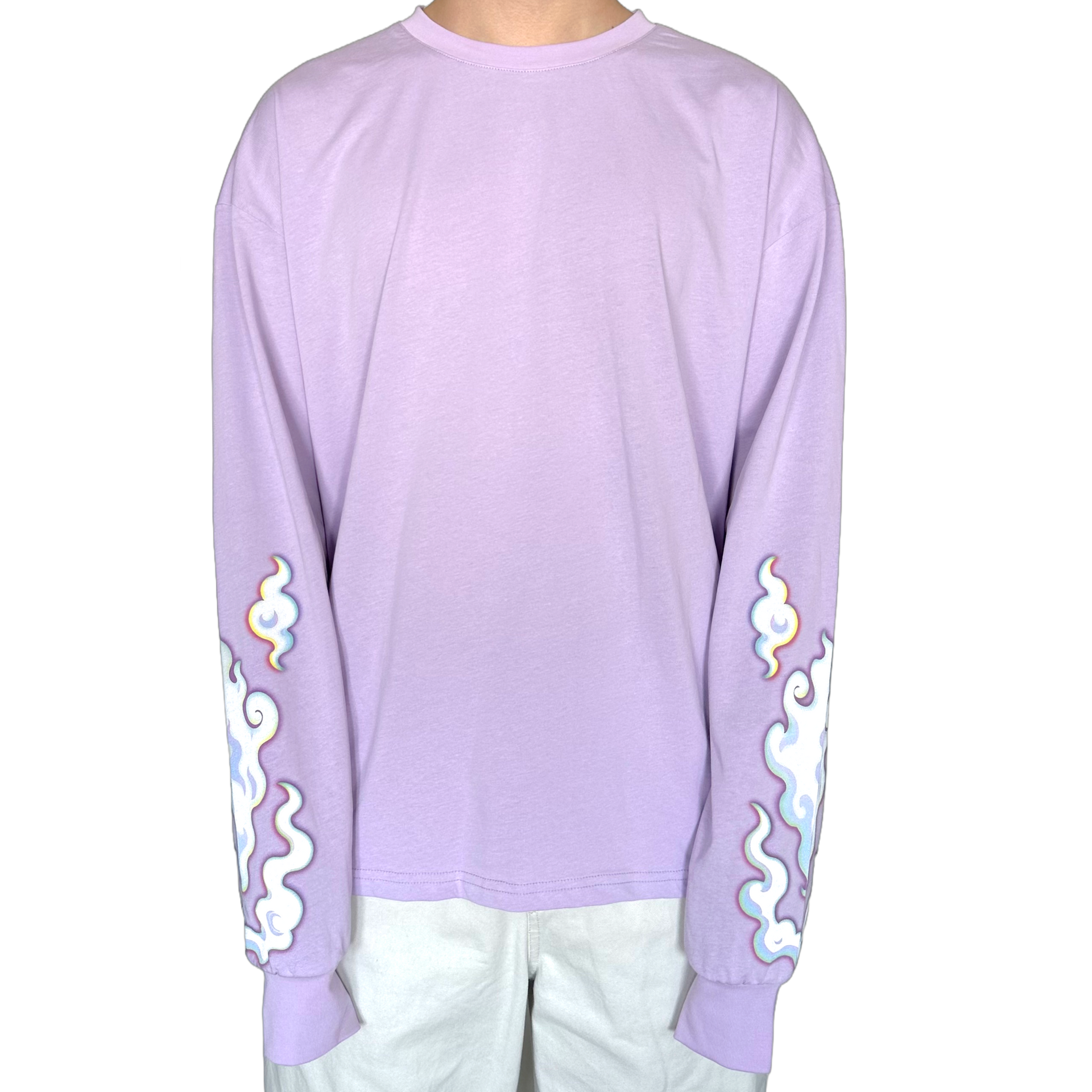 ミュージシャン ITAN GEISHA LONG SLEEVE TEE PALE PURPLE ミュージシャン ITAN GEISHA LONG SLEEVE TEE PALE PURPLE ITAN