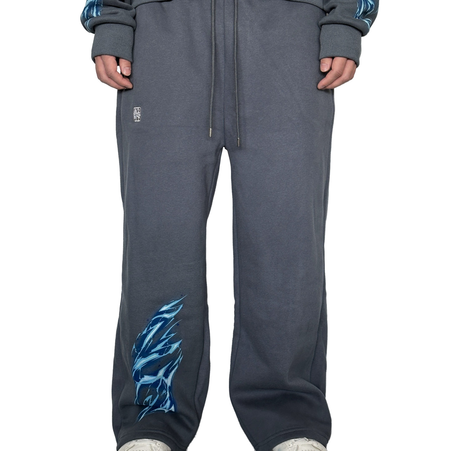 Dusty Blue 'Water' Sweatpants