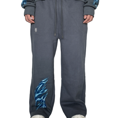 Dusty Blue 'Water' Sweatpants