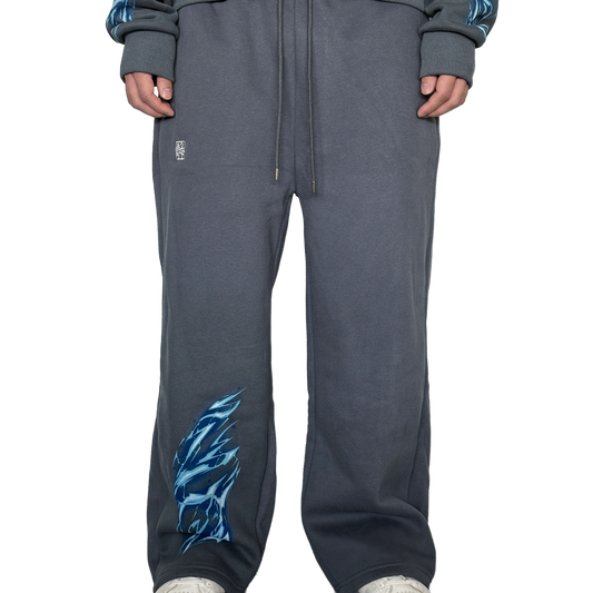 Dusty Blue 'Water' Sweatpants