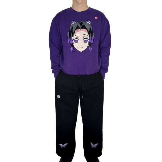 Purple & Black 'Insect' Tracksuit (Set)