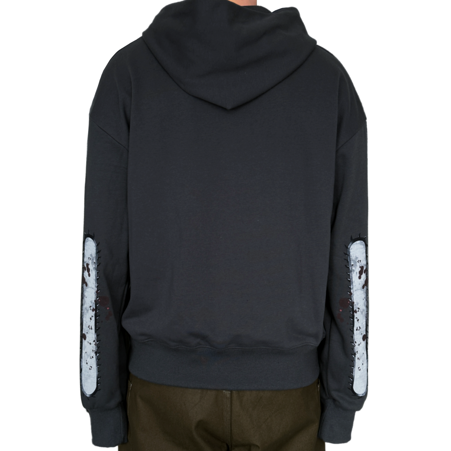 Slate Gray 'CSM' Zip-Up Hoodie