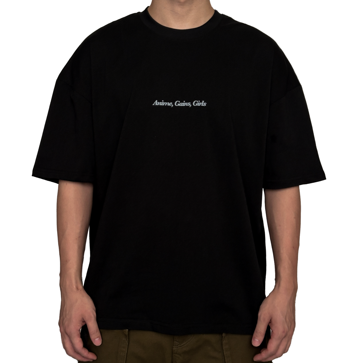 Black 'AGG' T-Shirt