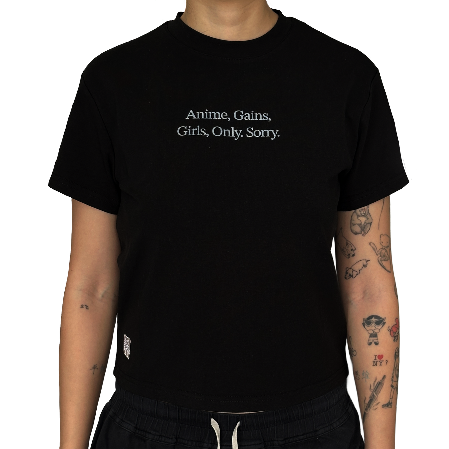 Black 'AGG' Baby T-shirt