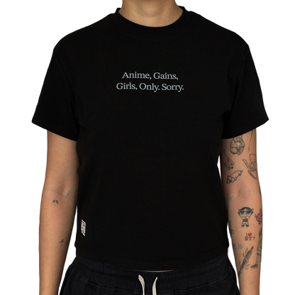 Black 'AGG' Baby T-shirt