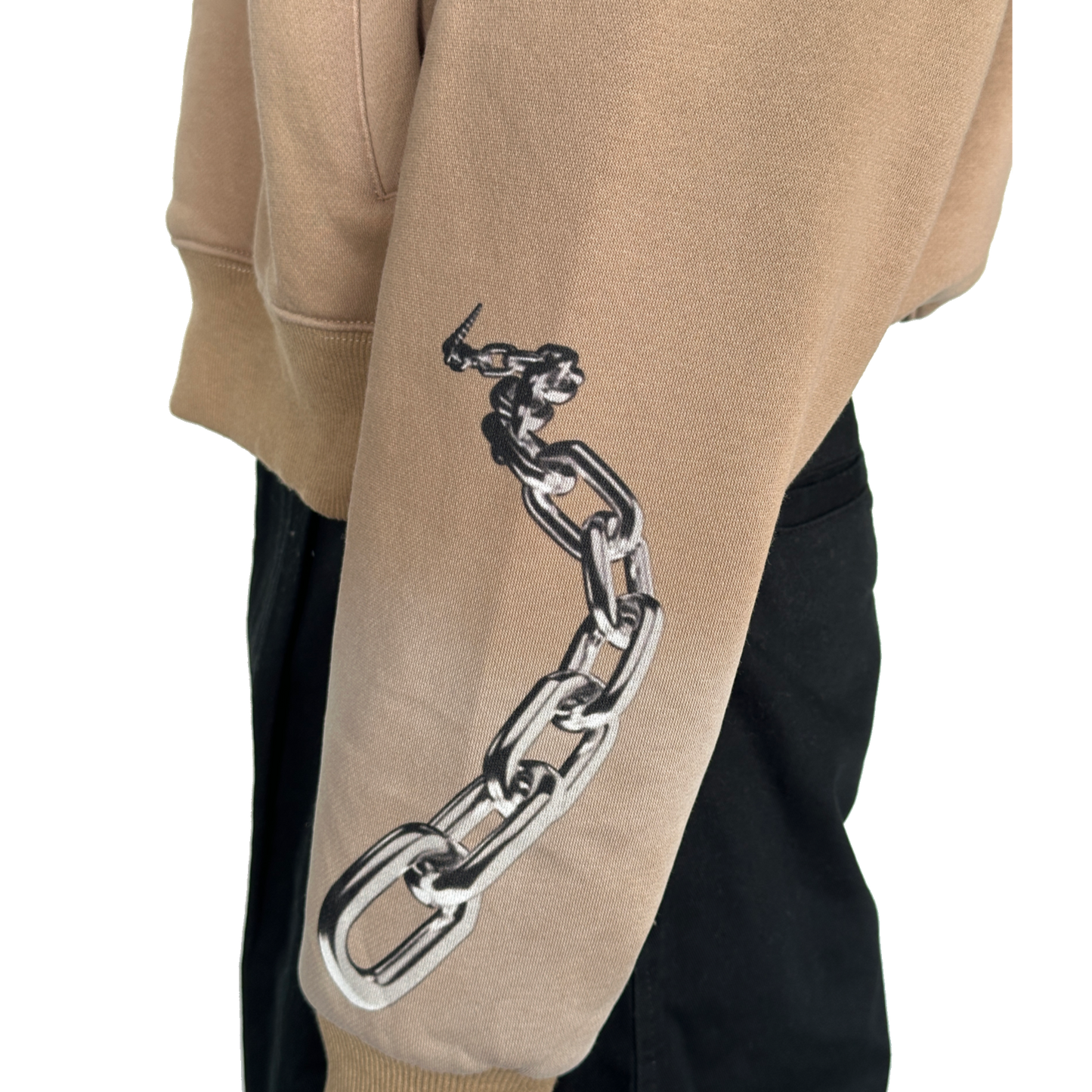 Sun-Faded Brown 'Trash' Hoodie
