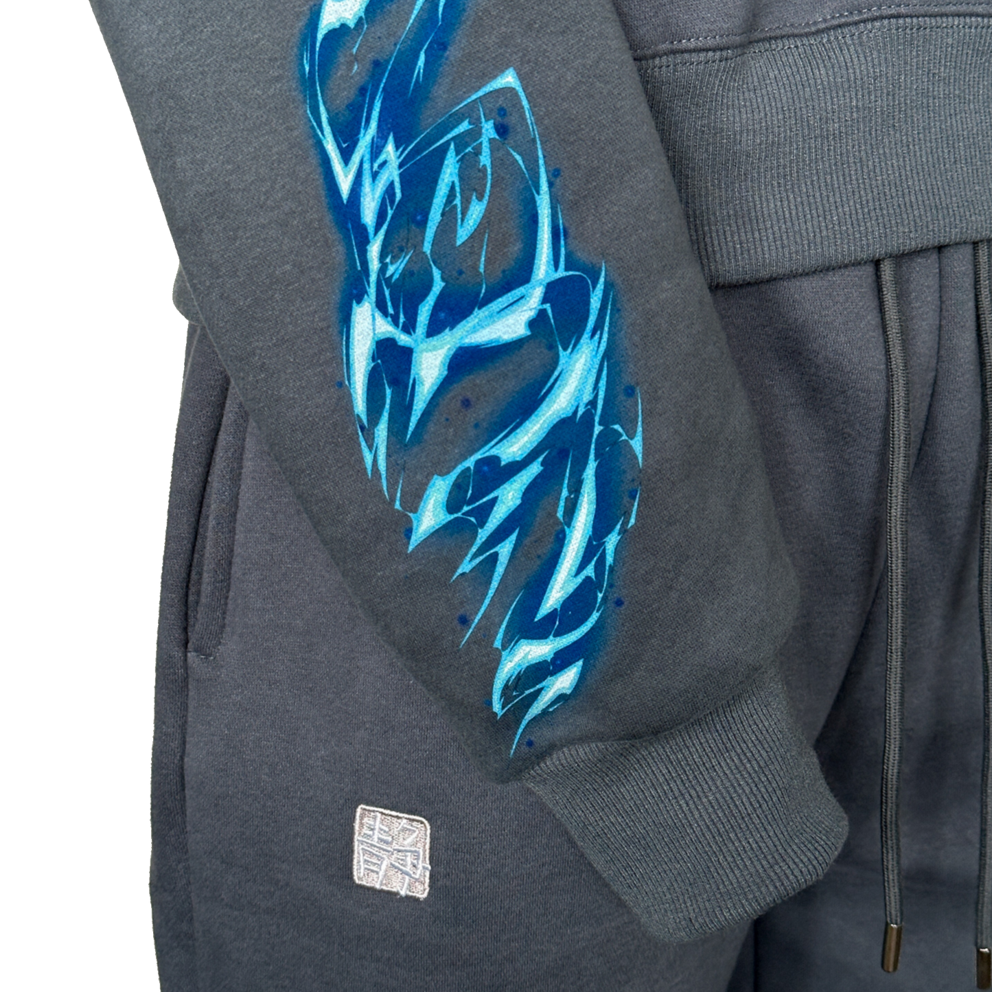 Dusty Blue 'Water' Hoodie