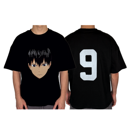 Black 'Crow' Graphic T-Shirt