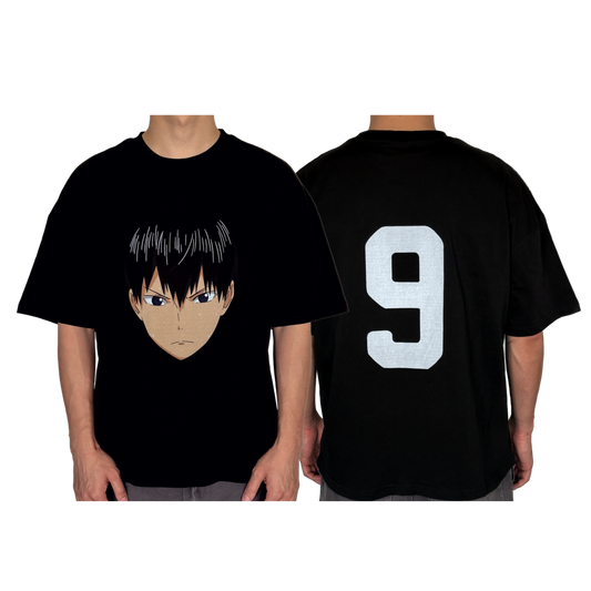 Black 'Crow' Graphic T-Shirt